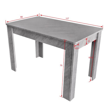 Chipboard Modern Bench Dining Table