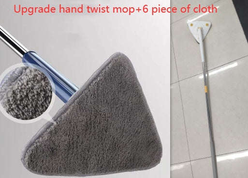 Extendable Triangle Mop 360 Rotatable Adjustable 110 Cm Cleaning Mop For Tub Tile Floor Wall Cleaning Mop Deep Cleaning Mop