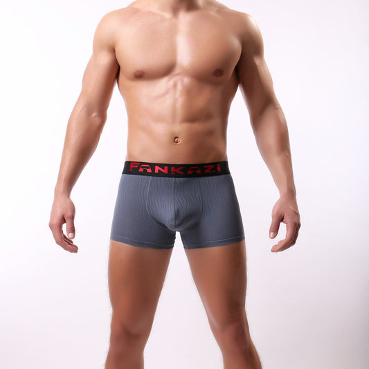 Striped Men's Underwear Breathable Close-fitting Boxers