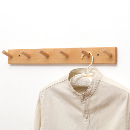 Clothes Hanging Rack Solid Wood Hook Strong Clothes Hook