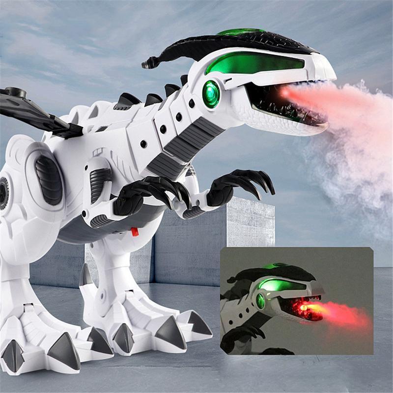 Walking Dragon Toy Fire Breathing Water Spray Dinosaur