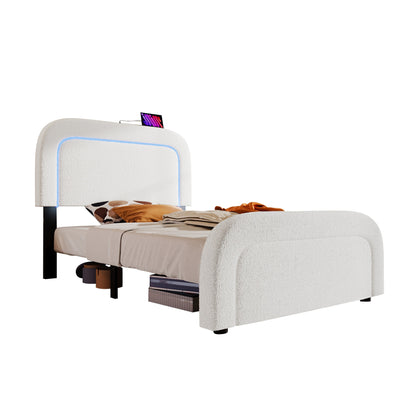 The Wooden Bed Frame Has A Mattress Size 90cmx200cm