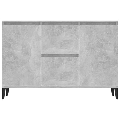 vidaXL Sideboard Concrete Grey 104x35x70 cm Engineered Wood