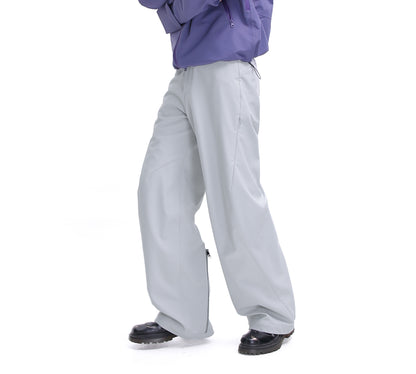 Waterproof Soft Shell Fleece-lined Mid-waist Casual Pants