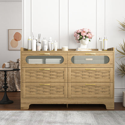 Wooden 6-drawer Bedroom Vanity