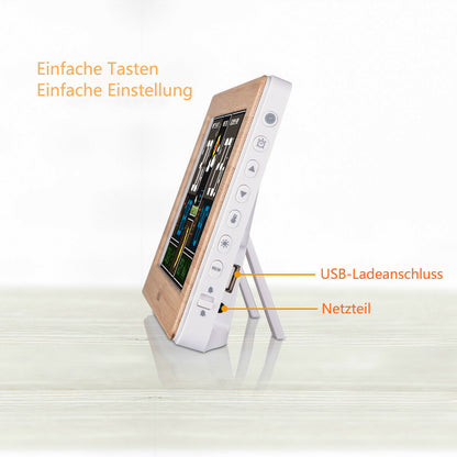 Wireless Weather Station With Outdoor Sensor, Indoor, Outdoor Temperature, Moon Phase