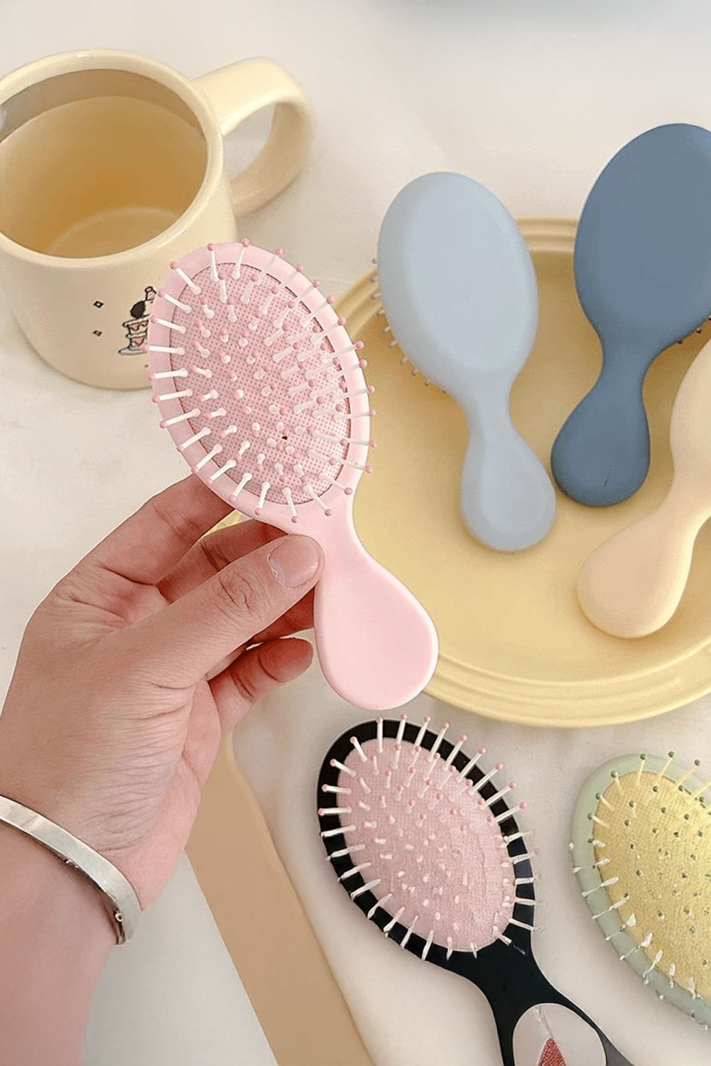 Pink Comfortable Air Cushion Comb