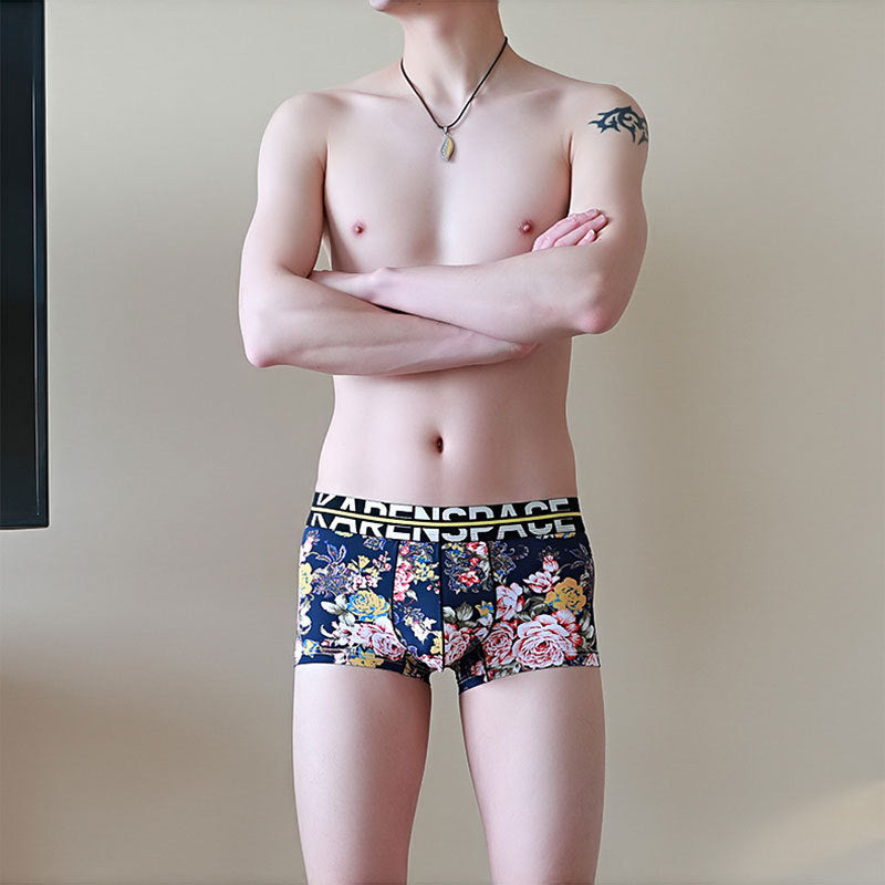 Soft And Comfortable Cotton Men's Patterned Underwear