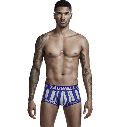 Vertical Stripes Fashion Sports Trendy Men's Underwear