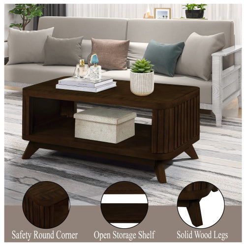 Rectangular Wooden Coffee Table