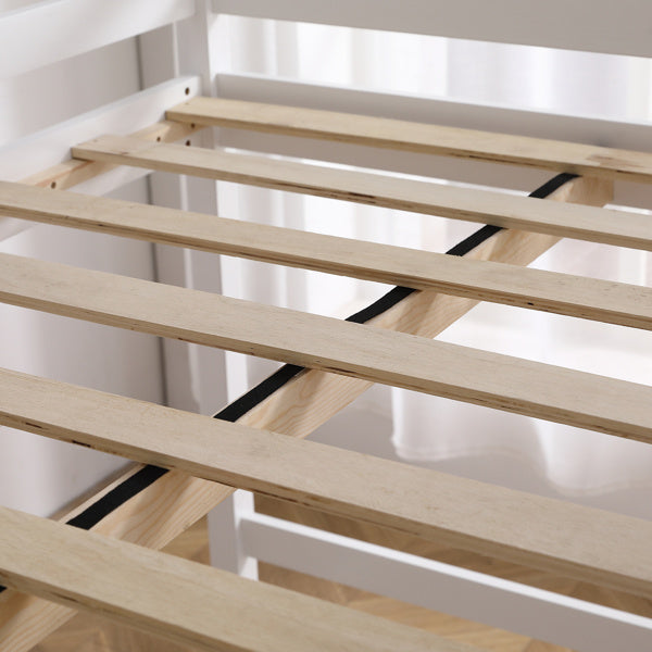 Twin Wooden Bed Can Be Split Into Single-layer Beds