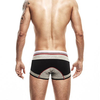 Comfortable Men's U Convex Fashion Colorblock Underwear