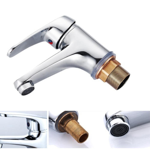 Basin Sink Mixer Taps Waterfall Single Lever Bathroom Mono Cloakroom Tap Fixings