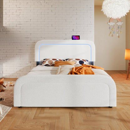 The Wooden Bed Frame Has A Mattress Size 160cmx200cm