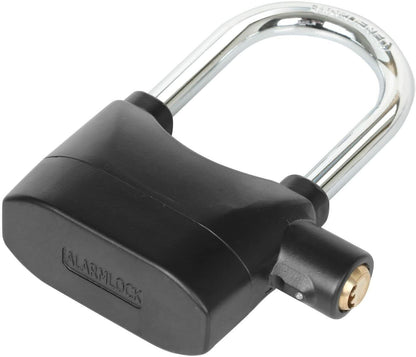 110db Alarmed Padlock Long NEW Heavy Duty Weatherproof Shackle Padlock