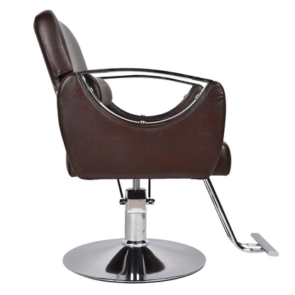 Retro Barber Chair Height Adjustable Hairdressing Chair for Beauty Salon Barber Shop