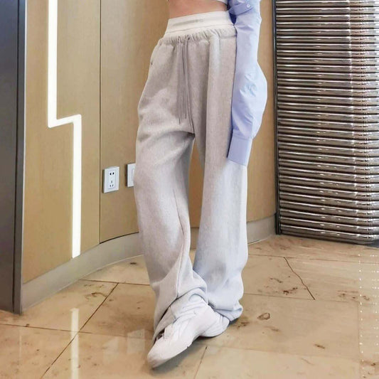 Women's Underwear Stacked Wide Leg Track Pants