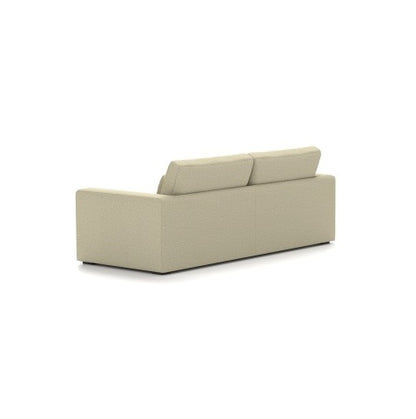 83 Modern Sofa Couches For Living Room  3 Seater Sofa With Detachable Cover   Double Cushioning,Natural