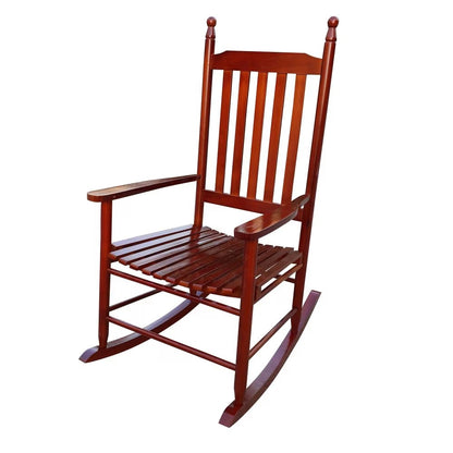 Wooden Porch Rocker Chair Brown