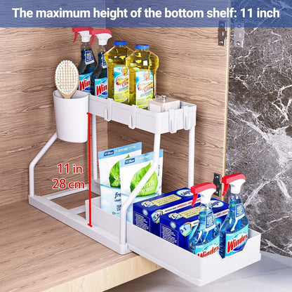 Table Pull-out Storage Rack Easy To Disassemble And Clean Storage Rack