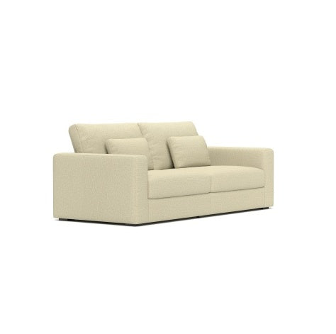 83 Modern Sofa Couches For Living Room  3 Seater Sofa With Detachable Cover   Double Cushioning,Natural