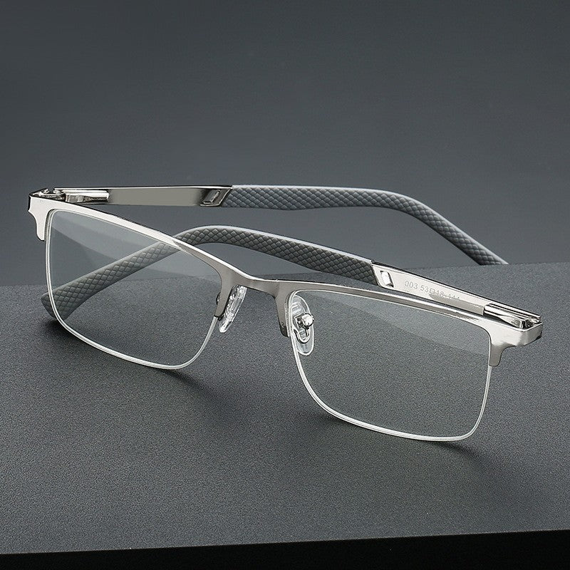 Stainless Steel Pupil Distance From Business Men's Presbyopic Glasses