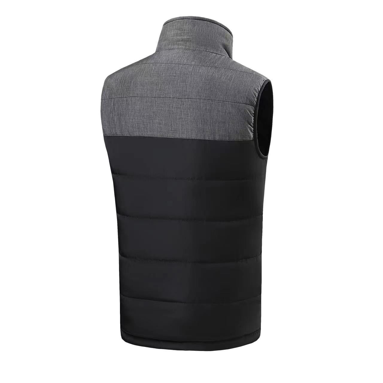 Color Matching Four-control Zone 21 Self-heating Vest V-neck