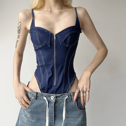 Street Fashion Sexy Sling Slim Jumpsuit