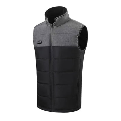 Color Matching Four-control Zone 21 Self-heating Vest V-neck