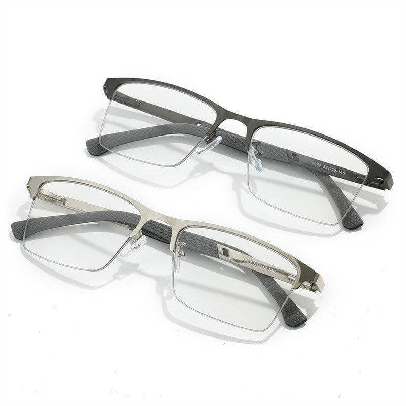 Stainless Steel Pupil Distance From Business Men's Presbyopic Glasses