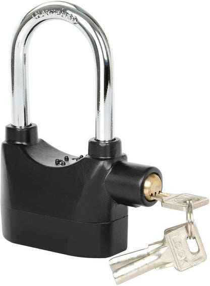 110db Alarmed Padlock Long NEW Heavy Duty Weatherproof Shackle Padlock