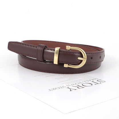 Retro Fashionable All-match Decorative Thin Belt