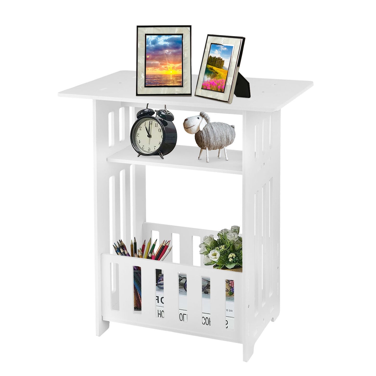 Small Bedside Table Cabinet Side Coffee Table Bedside Table Storage Rack