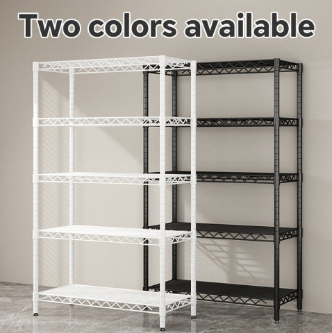 Wire Shelving Metal Storage Rack Adjustable Shelves, Standing Storage Shelf Units For Laundry Bathroom Kitchen Pantry ClosetWhite, 42L X 18W X 71H