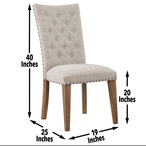 Riverdale - Side Chair Oatmeal