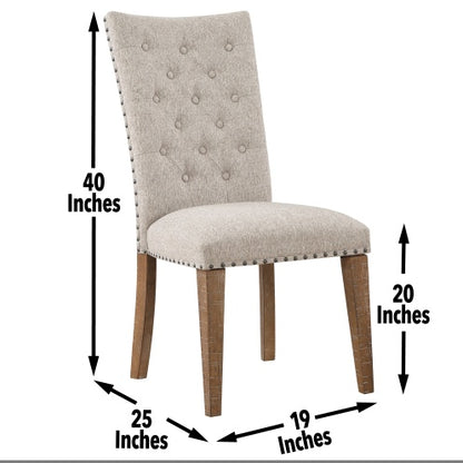 Riverdale - Side Chair Oatmeal