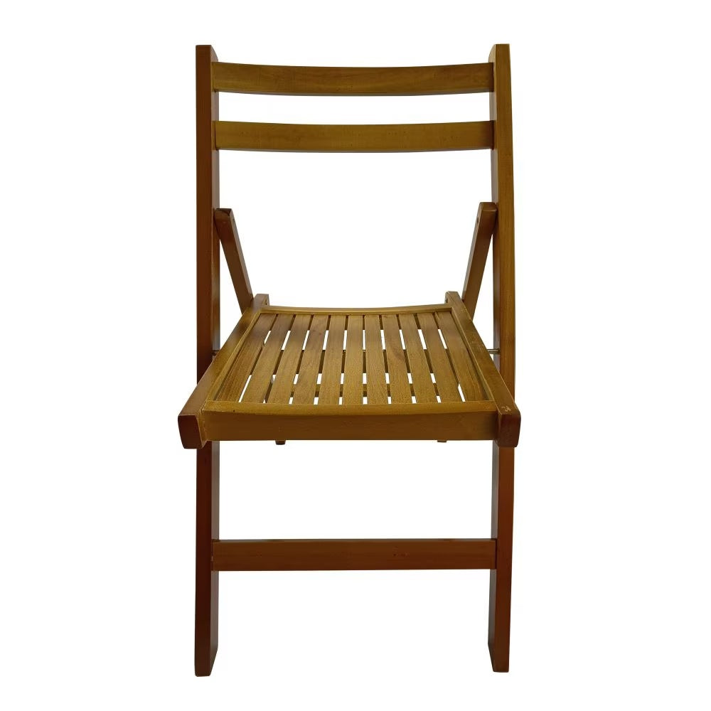 Slatted Wood Foldable Chair