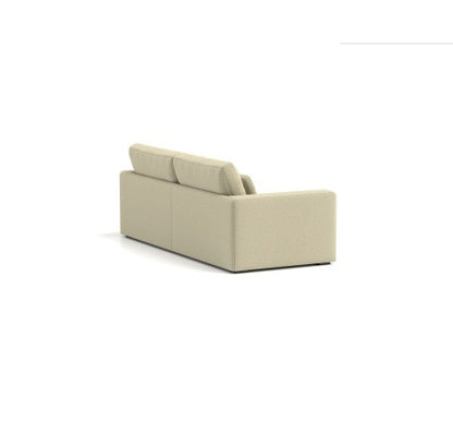 83 Modern Sofa Couches For Living Room  3 Seater Sofa With Detachable Cover   Double Cushioning,Natural