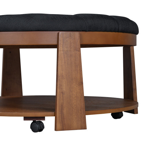 Round Footstool Coffee Table