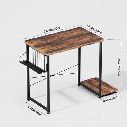 32 Inch Modern Minimalist Style Computer Desk With Host Slot Banned Temu, Not Shipped On Weekends