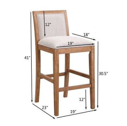 30.5-inch High Bar Stool 2-piece Set