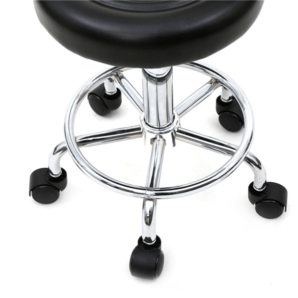 Strap Pattern Stool - Black