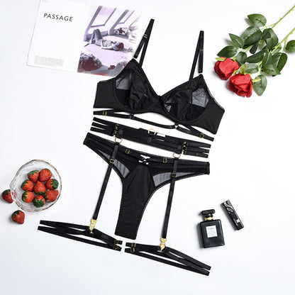 Summer New Women's Fashion Black Underwear