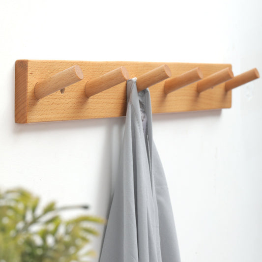 Clothes Hanging Rack Solid Wood Hook Strong Clothes Hook