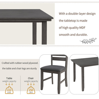 6-piece Dining Table Set