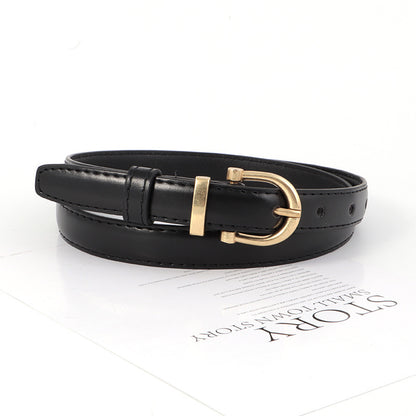 Retro Fashionable All-match Decorative Thin Belt