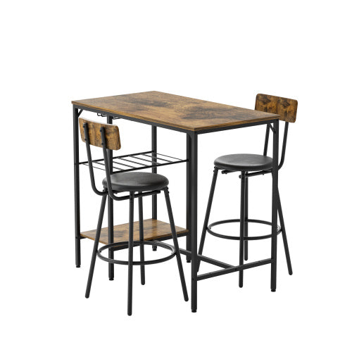 2-piece Set Of Bar Tables And Chairs