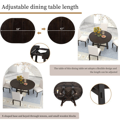 Circular Expandable Dining Table