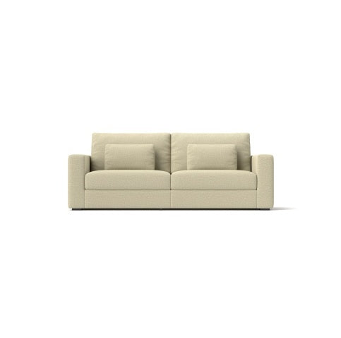 83 Modern Sofa Couches For Living Room  3 Seater Sofa With Detachable Cover   Double Cushioning,Natural