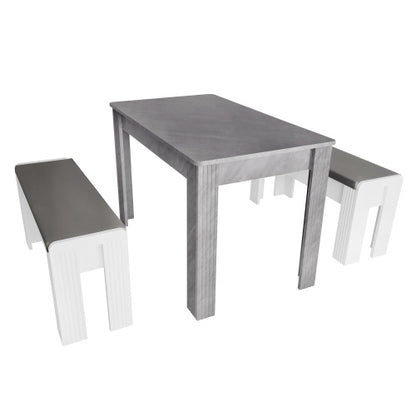 Chipboard Modern Bench Dining Table